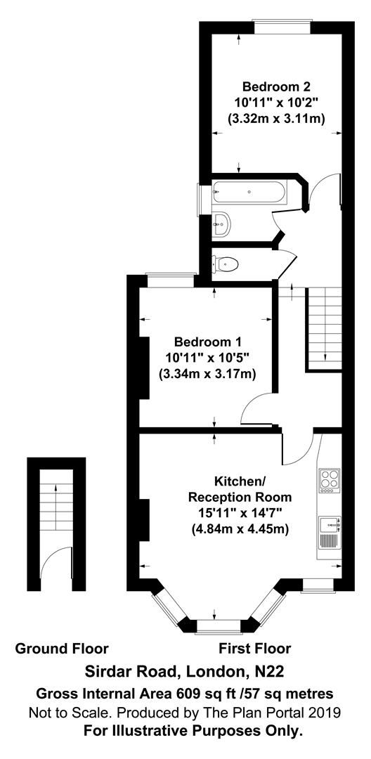 2 bedroom Flat for rent